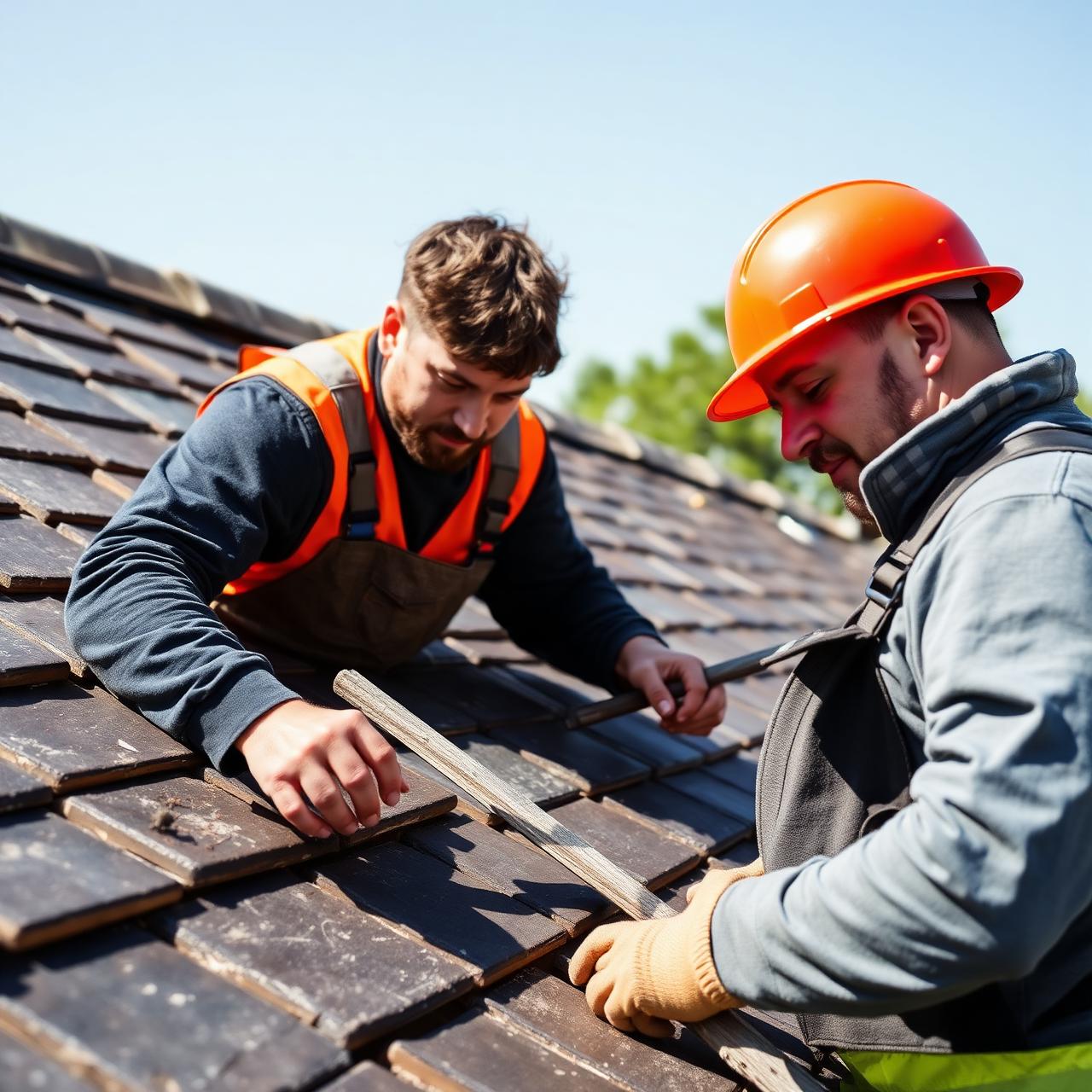 A&M Property Services craftsmen at work